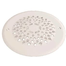 Purus Drop avløpsrist, Ø179 mm, mulighet for uthugg, hvit