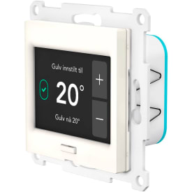 Plejd EW termostat med ledningssensor og romsensor, hvit