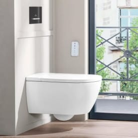 Villeroy & Boch ViClean-I 100 dusjtoalett, uten skyllekant, rengjøringsvennlig, hvit