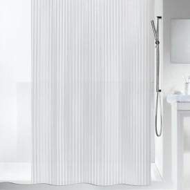 Spirella Twill dusjforheng, 180x200 cm, hvit