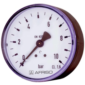 Honeywell Afriso manometer 1/4", Ø63 mm, 0-10 bar