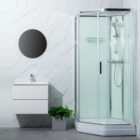 Bathlife Ideal dusjkabinett, 90X90 cm