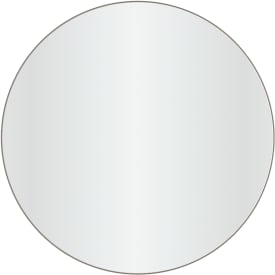 Loevschall Refine speil, brent messing, Ø80 cm