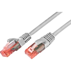10 stk Patchkabel U/UTP Kat.6 0,25M LSZH grå
