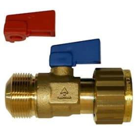 Armaturjonsson Sanipex ventil, til fordeler, med grep, 16 mm