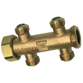 Sanipex samlestokk, kryss, 1", 2+2 avgreninger, 16 mm