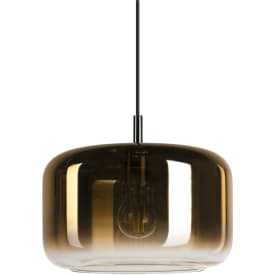 SLV Pantilo pendellampa, guld/krom, Ø28 cm