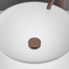 Scandtap Universal bunnventil, push-open, rust