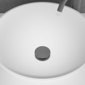 Scandtap Universal bunnventil, push-open, grå