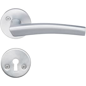 Beslagsboden Basic Modern dørhåndtak, børstet krom