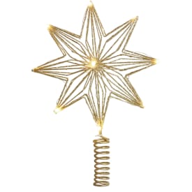 Sirius Chloe topstjerne med lys, guld