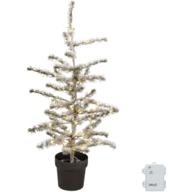 Sirius Alfred kunstig juletre med lys, 90 cm