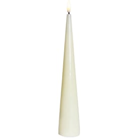 Sirius Sille kjegle LED blokklys, batteri, off-white, H26 cm