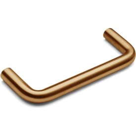 D Line håndtak, cc 128 mm, børstet kobber