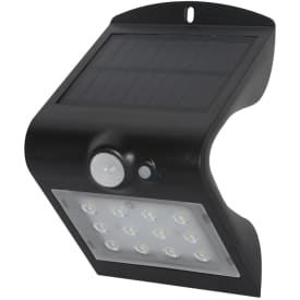 Mylight væglampe med sensor & solcelle, 2W