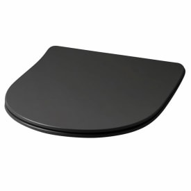 Lavabo Slim toalettsete, soft close, matt sort