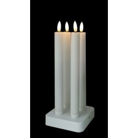 Oppladbare Crown Lights 4 stk. + Ladestasjon med fjernkontroll IP20