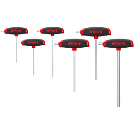 Wiha sekskantnøkkelsett m. T-grep - 2,5 til 8mm - 6 deler