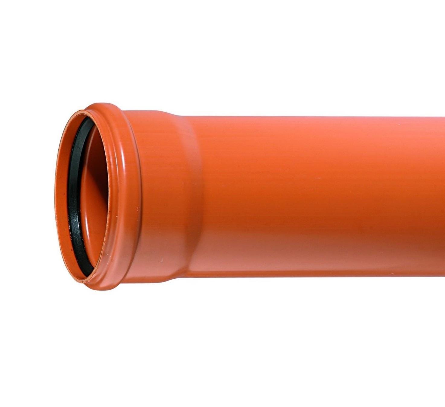 Kob PVC kloakror SN4 110 mm - 200 cm 191044202