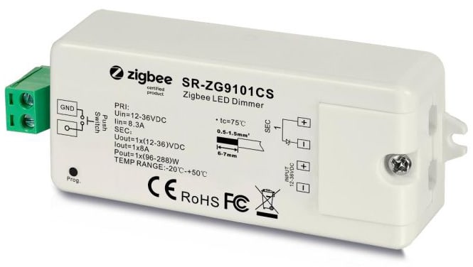 Zigbee реле 12v