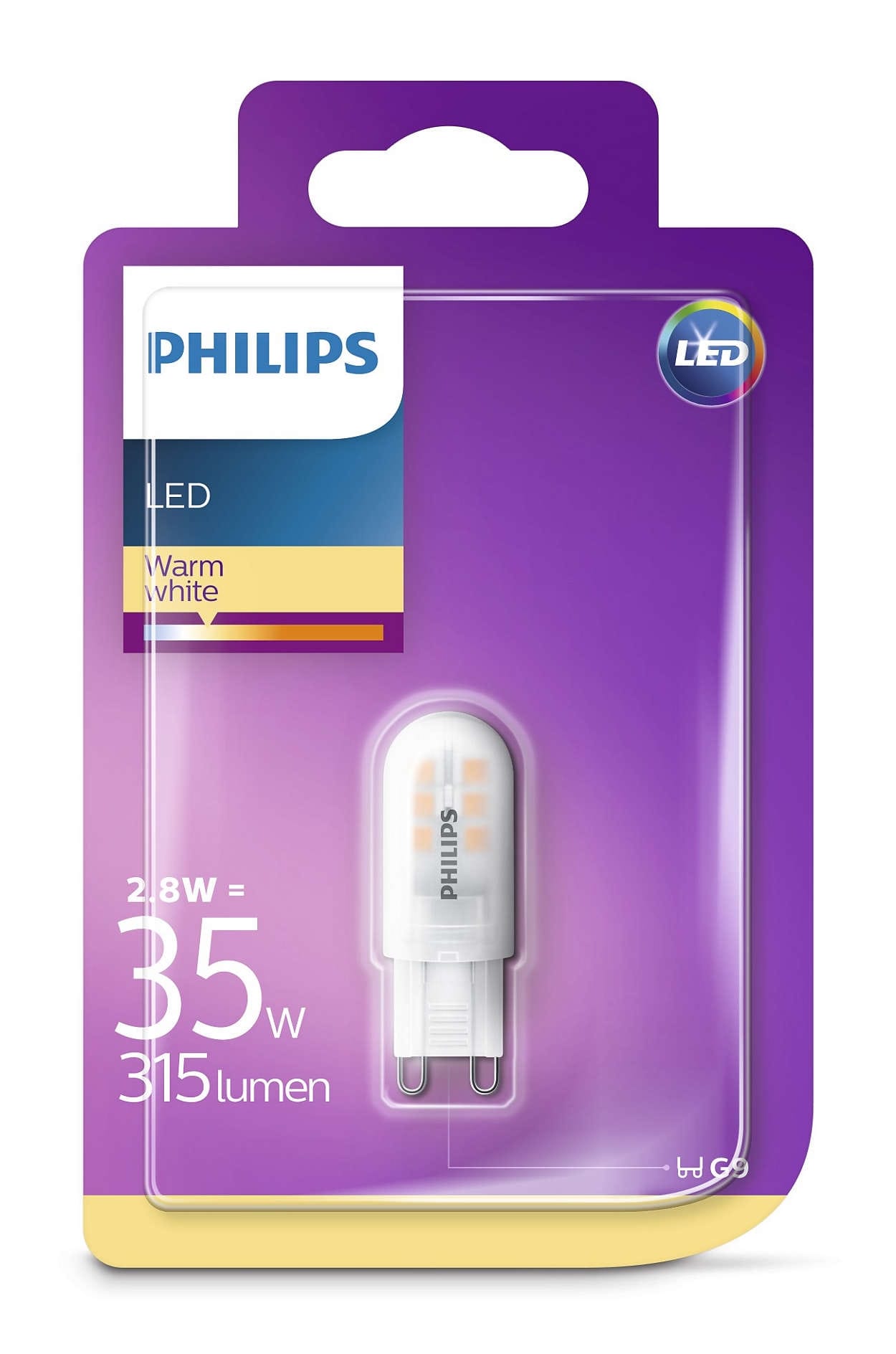 Køb Philips LED G9 Stiftpære Billig LED G9 pære 3 watt/udgaver