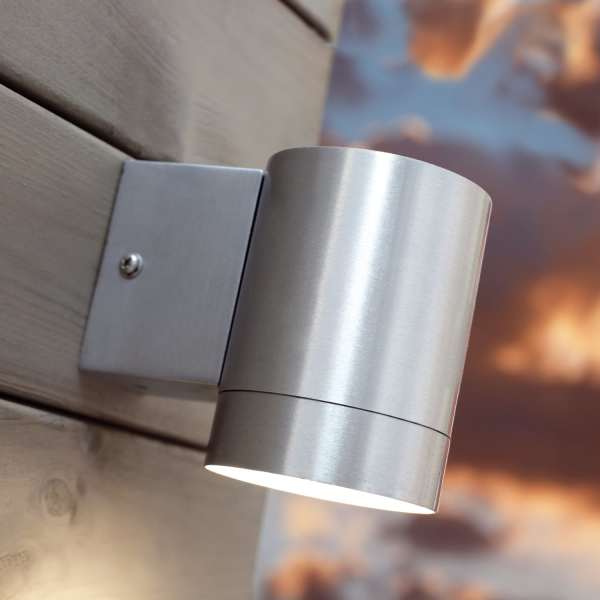 Nordlux Tin Maxi udendørs væglampe - aluminium | | LampeGuru.dk