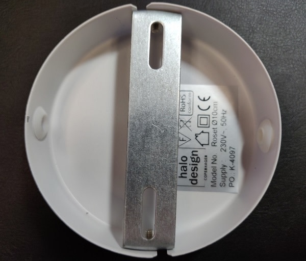 Køb Metal Hvid | Lampe-loftroset ledningshuller