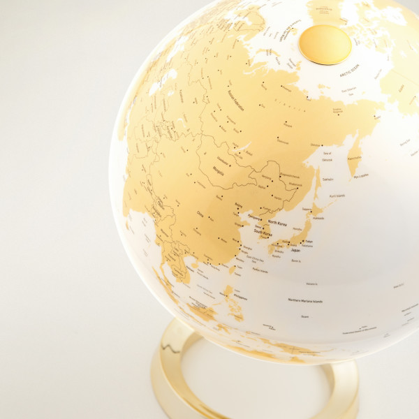 Atmosphere Guld Globus med lys | globus lampe