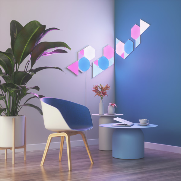 Nanoleaf Shapes Triangles - Pack de base - 15 panneaux lumineux LED