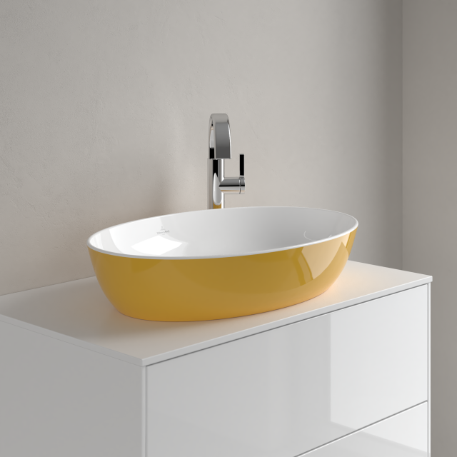 Villeroy & Boch Artis toppmontert servant, 61x41 cm, gul | 419861BCW9