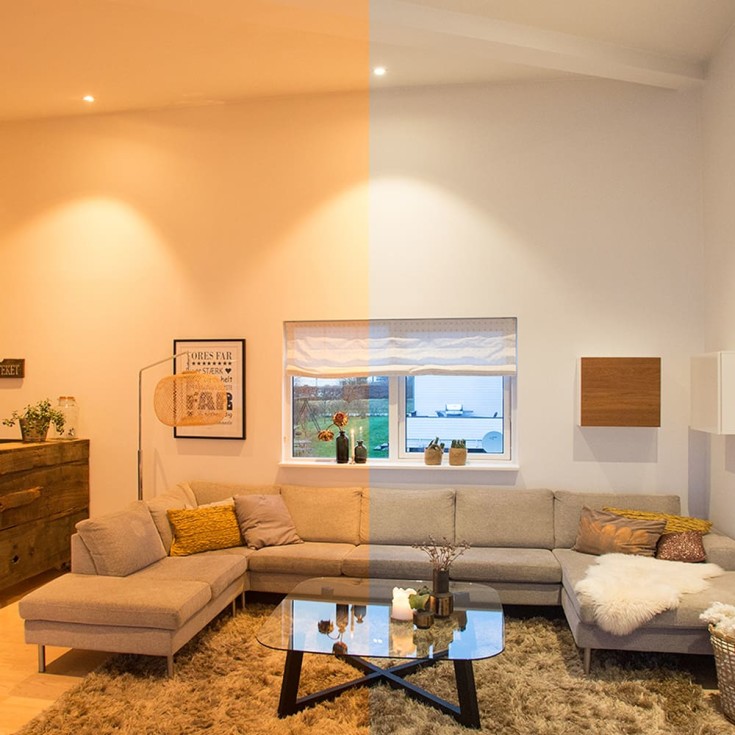 SG Junistar Lux Isosafe indbygningsspot, hvid