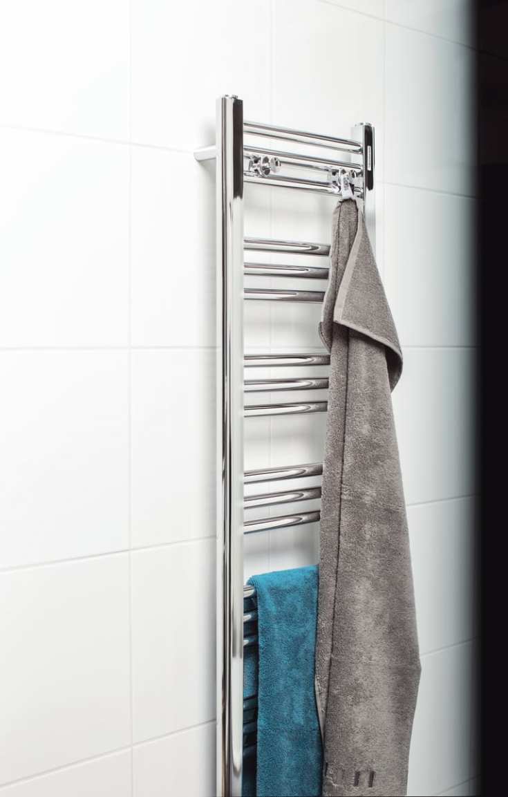 Svedbergs Bas handdukstork, kombi, 50x142 cm, krom