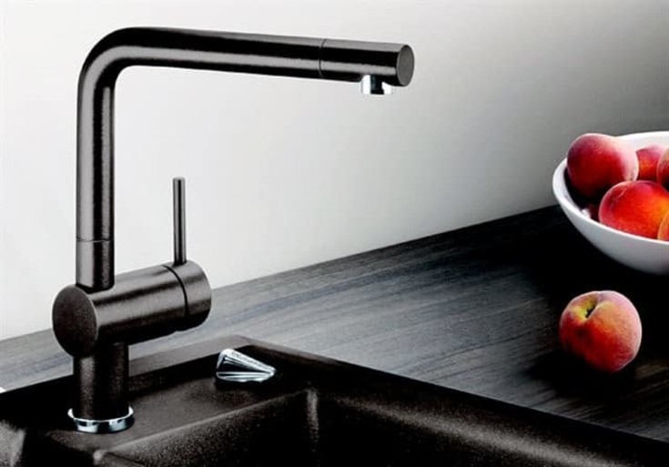 Blanco Linus køkkenarmatur, antracit