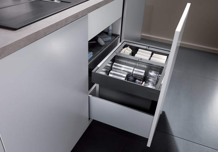 Blanco Flexon II 50/2 affaldssystem, 38 liter, sort