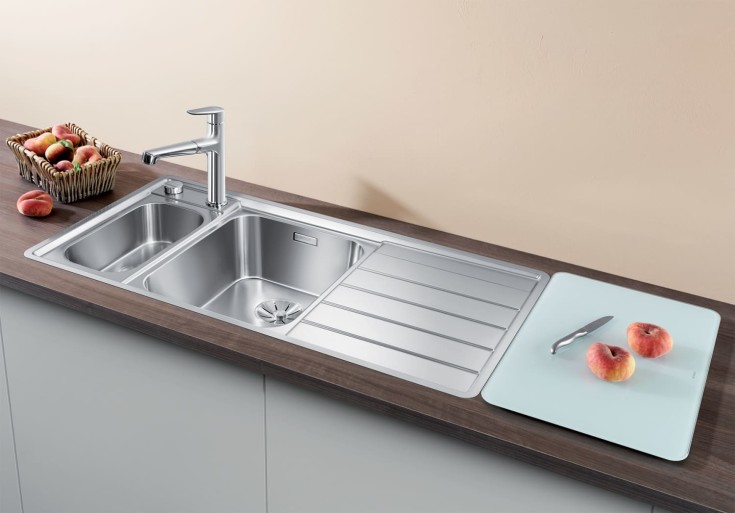 Blanco Axis 6 S IF MXI diskbänk, 100x51 cm, rostfritt stål