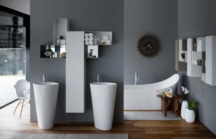 Laufen Palomba servant, 53x44 cm hvit