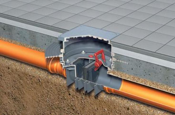 Aco Quatrix k-3f højvandslukker 160 mm