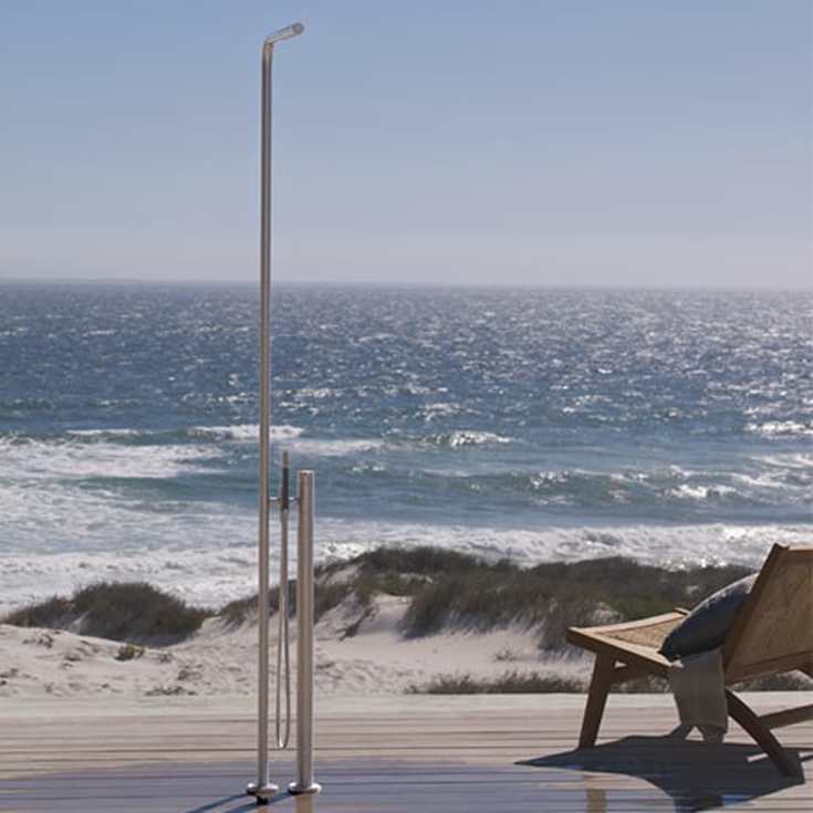 Vola FS3 Fritstående dusjsett, krom