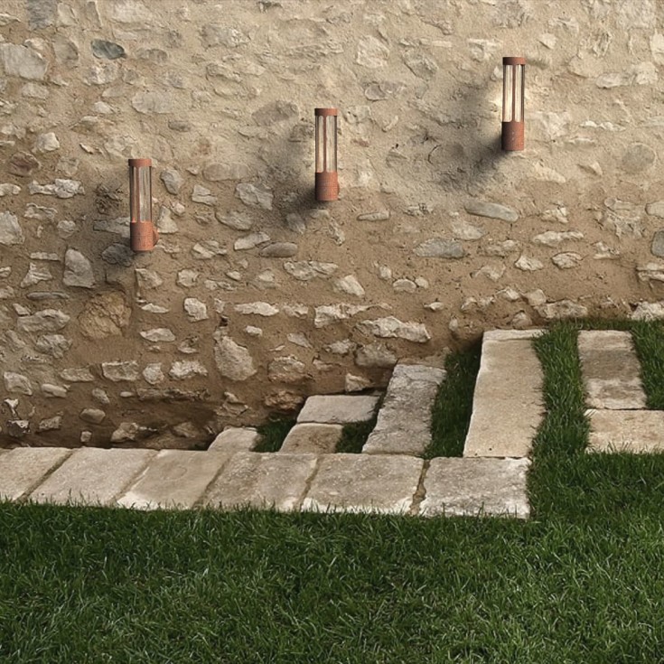 Nordlux Helix utelys vegg, rust