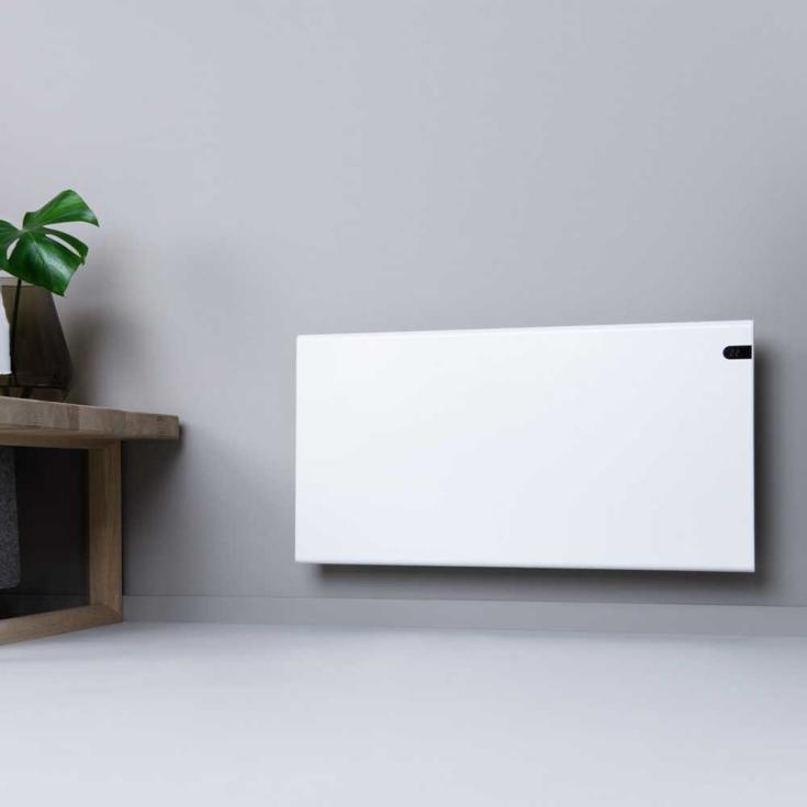 Adax Neo Basic NP panelovn med termostat 800W/230V, hvit, 10 m²