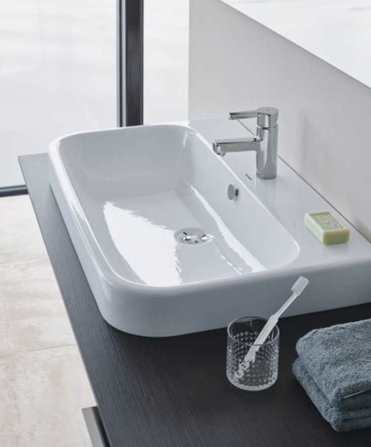 Duravit Happy D.2 toppmontert servant, 60x47,5 cm, hvit