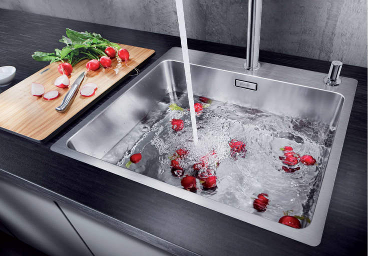 Blanco skærebræt, 24x42 cm, trækomposit