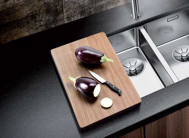 Blanco skærebræt, 24x42 cm, trækomposit