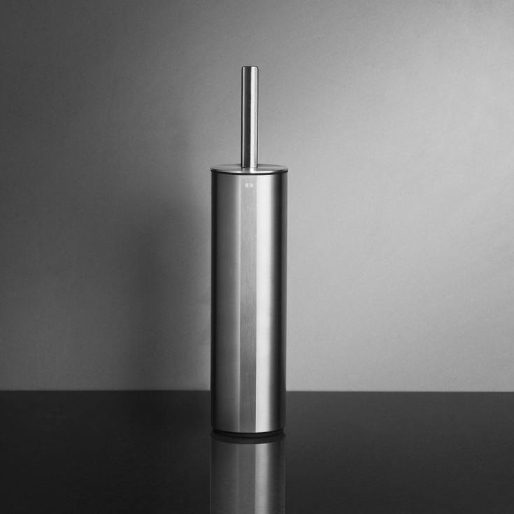 Unidrain Reframe toiletbørste, børstet rustfrit stål