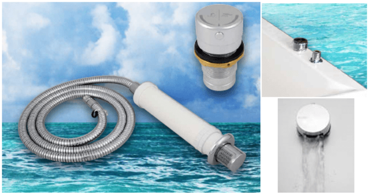 Royal Cleo C3S spabad, 170x75 cm, hvid