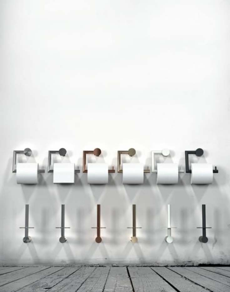 Frost Nova2 dorullholder, krom