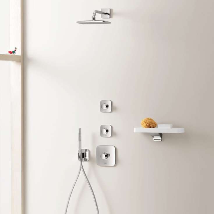 Hansgrohe Raindance E takdusch, 36x19 cm, krom