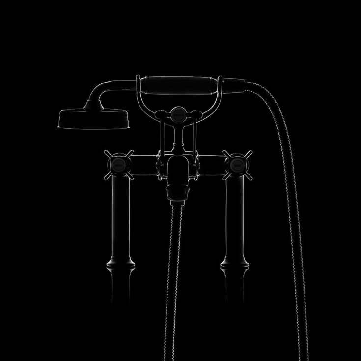Axor Montreux kararmatur med brusesæt, børstet nikkel