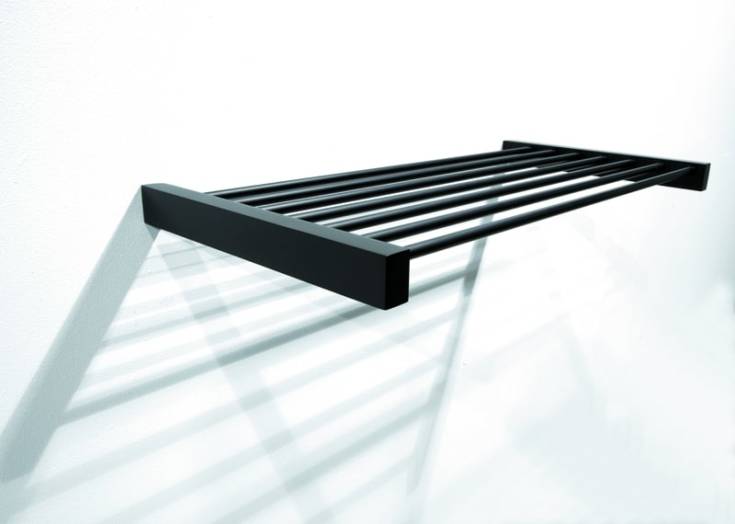 Frost Quadra hylla, 60x35 cm, svart