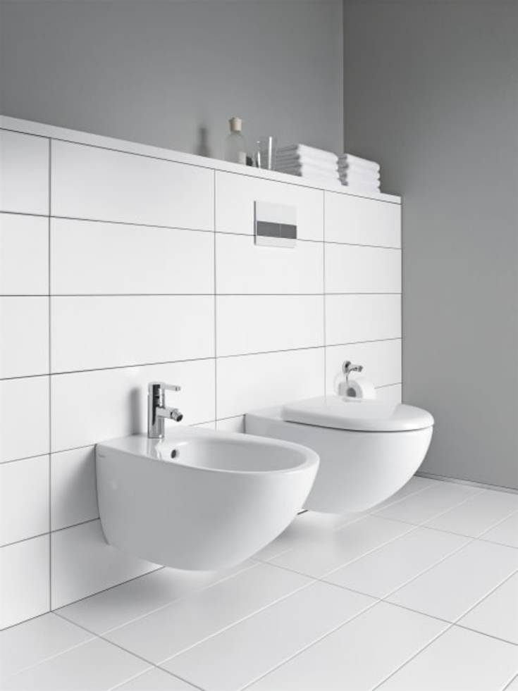 Duravit Architec vägghängd toalett, vit